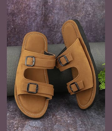 Anjaneya Creations Tan Men's Kolhapuris