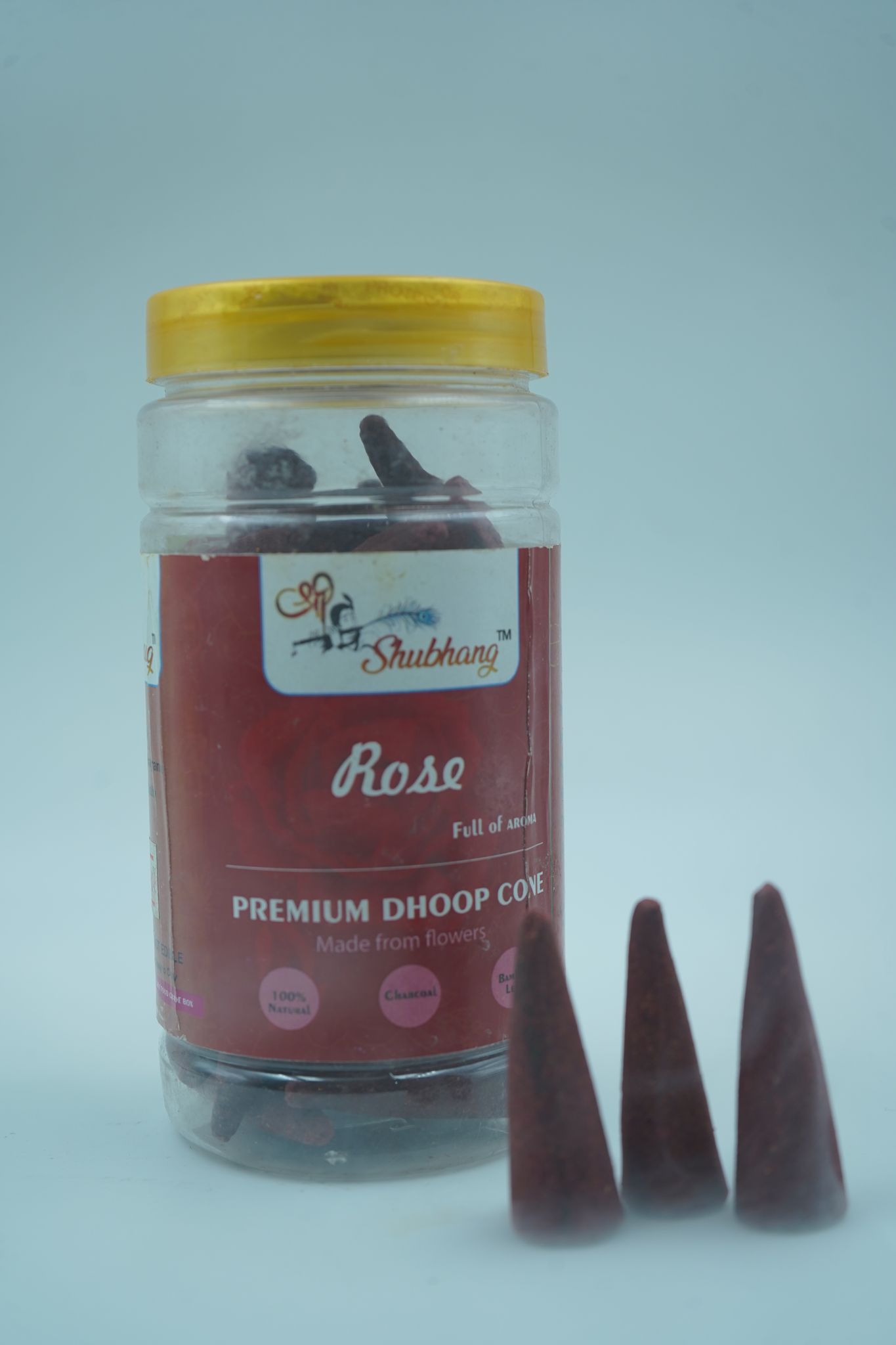 Rose Premium Dhoop Cone