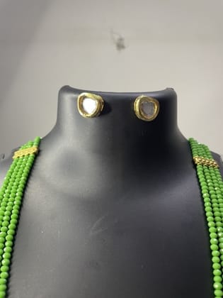 Premium Green Festive Necklace Set for Women