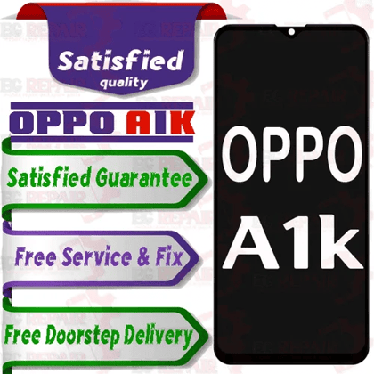 Oppo A1k Combo LCD with Touch Screen for A1k  Black (display glass combo folder)