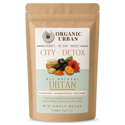 Organic Urban City-Detox Ubtan | Face Pack Powder | 100 g