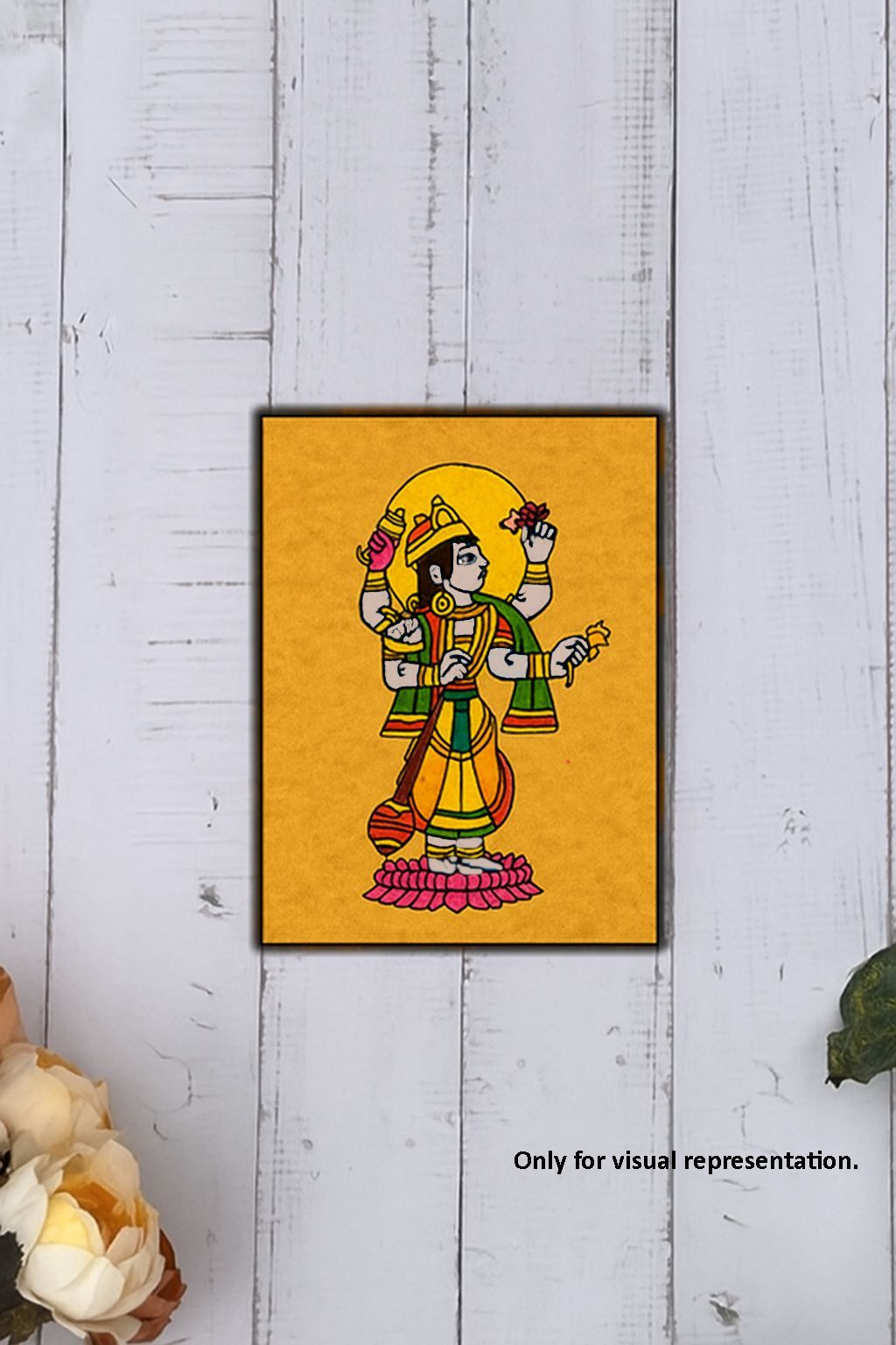 Dbeautify's MDF DIY Lord Vishnu Traditional Painting