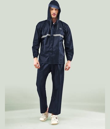 lux venus Navy Nylon Men's Rain Suit ( Pack of 1 )
