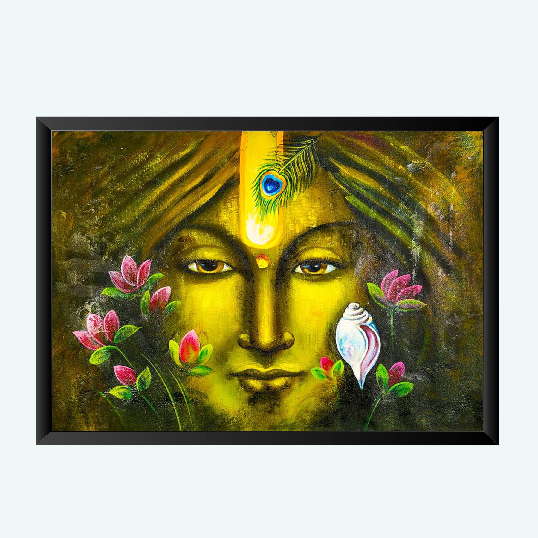 NOKKES Digital art painting with Photo Frame Home Bedroom Living room office Photo Frame Size 8X12 In_42