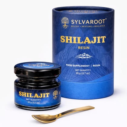 Shilajit Resin | Pure Natural Mineral Rich Resin | Lab Tested Quality | Premium Shilajit for Daily Wellness Support | 20g Pack | 40 Servings (1)