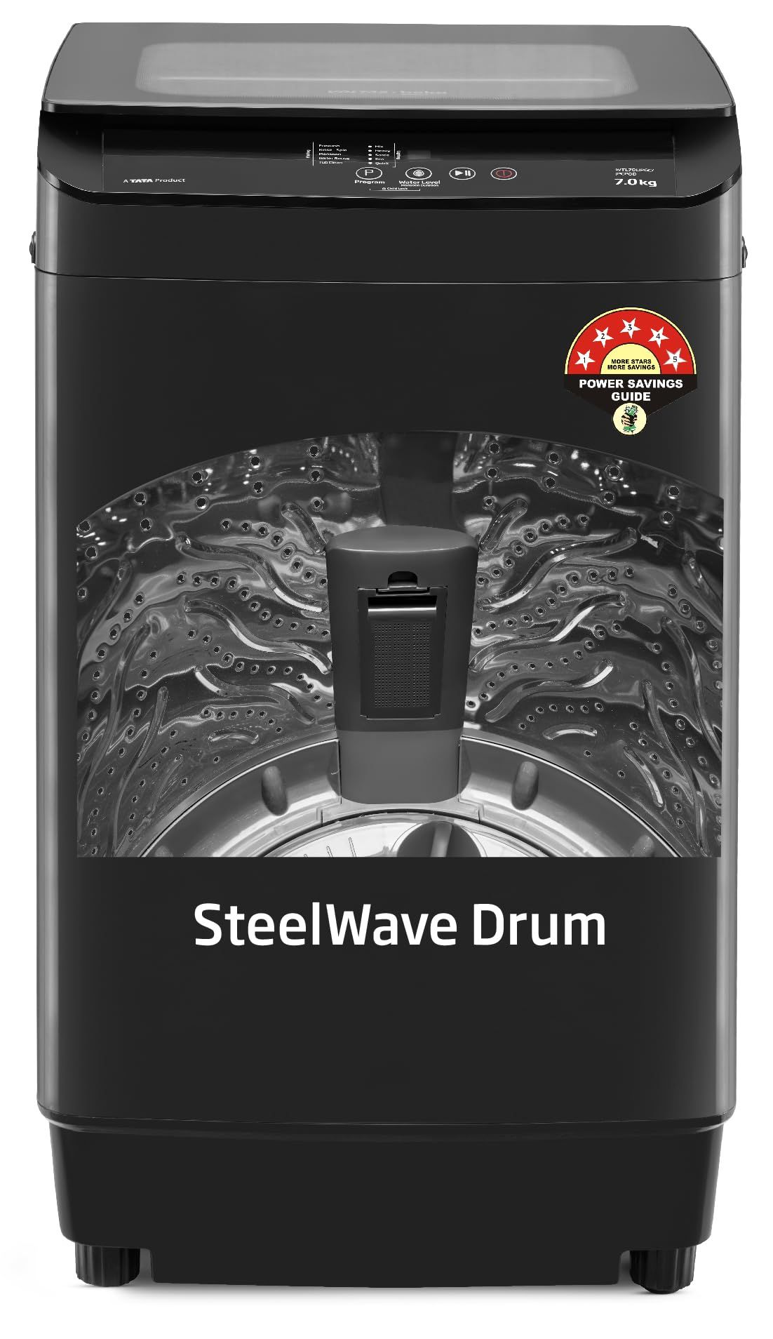 Voltas Beko, Top Load 7 Kg 5 Star Eco Wash/Monsoon Dry Fully-Automatic Washing Machine (WTL70, Water Reuse, Side Waterfall, Mansoon Dry, Dark Grey) Voltas Beko, Top Load 7 Kg 5 Star Eco Wash/Monsoon Dry Fully-Automatic Washing Machine (WTL70, Water Reuse
