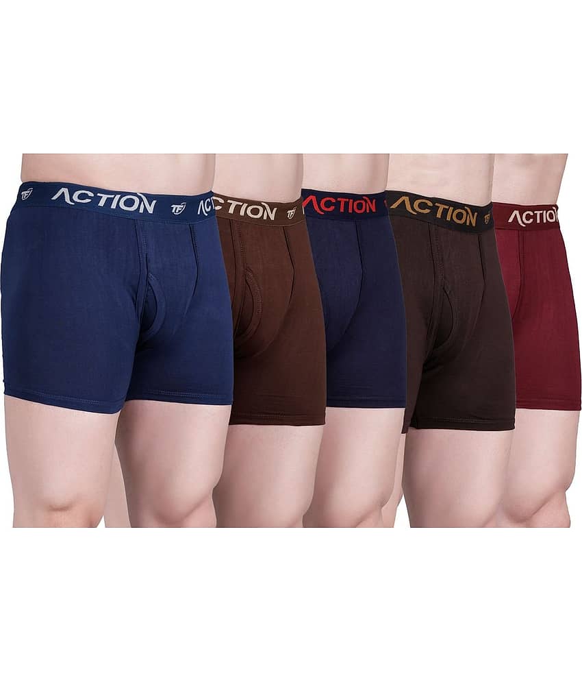 TF Pack of 5 Cotton Blend Briefs For Men's ( Multicolor )