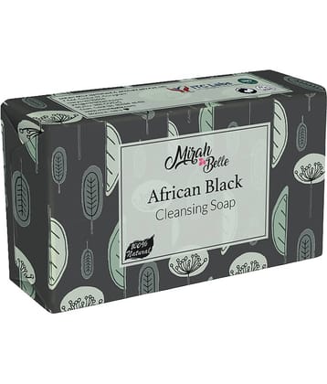 Mirah Belle - Organic Black African Soap 125gm - For Healing Acne, Pimples, Scars, Makes Skin Soft, Smooth & Clear- Handmade Soap