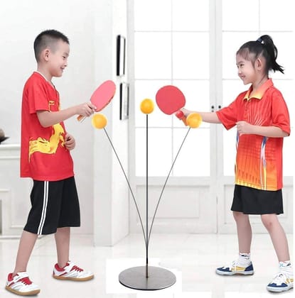 Chocozone Indoor Table Tennis Trainer for Adults Teenagers Kids Sports Toys for 4 5 6 8 Years Old Toys for Kids (Wooden) Chocozone Indoor Table Tennis Trainer for Adults Teenagers Kids Sports Toys for 4 5 6 8 Years Old Toys for Kids (Wooden)