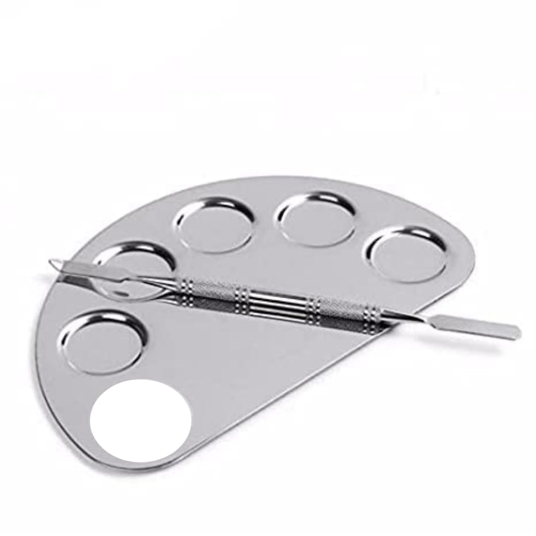 Elecsera Foundation Makeup Mixing Palette, Makeup Palette with Spatula Pack of 1 ()