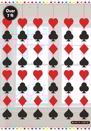 Card Party String Decoration - 6PC