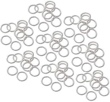 Nawani 100 Grm (Capacity Aroung 900 Pic) Metal Jump Ring for Jewellery Making Fitting and Findings. Size - 1 cm