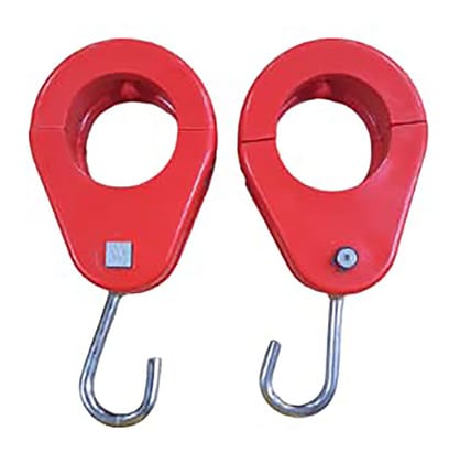 REZNOR Heavy Duty Rotating Carabiner Hook for Swings with Cuff, Swing Set Accessories, Weight Capacity 200 kg