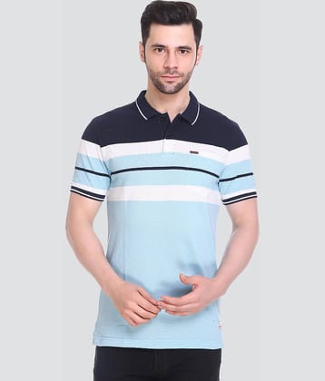 TK TUCK INN Pack of 1 Cotton Regular Fit Colorblock Half Sleeves Men's Polo T Shirt ( Multicolor )