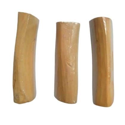 MAYAPURI Sandalwood Stick/Natural Chandan Stick for Pooja/Face, Wooden Color (Pack of 3)