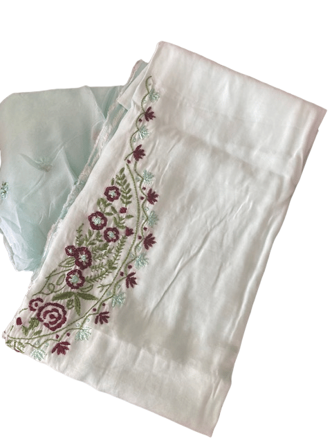 Phulkari stitch Suit