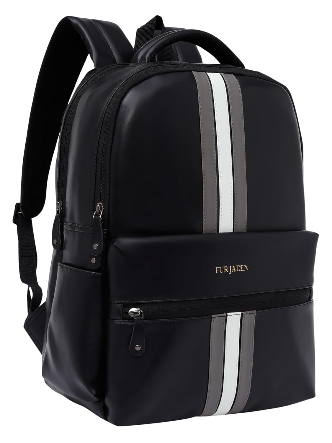 15.6 Inch Laptop Backpack I Premium & Durable Vegan Leather I Anti-Theft Pocket I Breathable Air-Mesh I 30L Storage Volume I Men Women I Work Professional & Casual Use