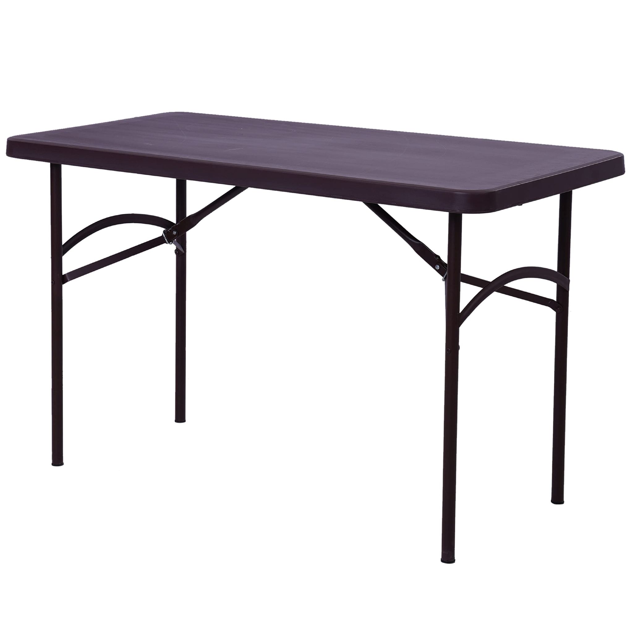 Supreme Furniture Dollar Foldable, Rectangle Plastic Table, Suitable for Study, Office, Work from Home, School, Living Room, Dining, Restaurant, Cafeteria, Resort, Indoor & Outdoor