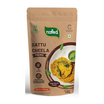 NAFED Sattu Cheela Premix – 200 g NAFED Sattu Cheela Premix – 200 g