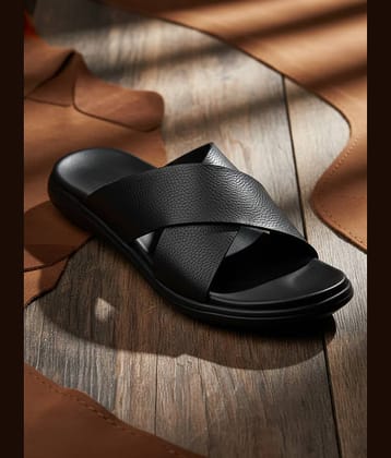 Fentacia - Black Men's Sandals