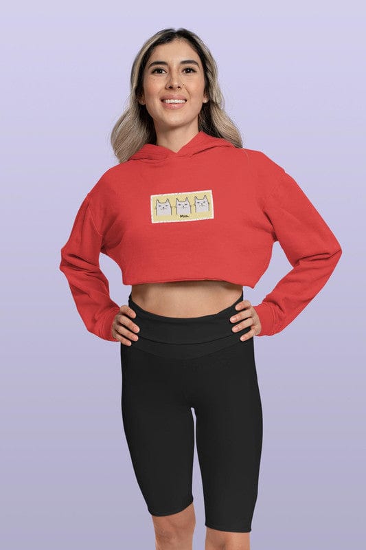 Crop Hoodie (Women) - Meh Mondays (6 Colours)