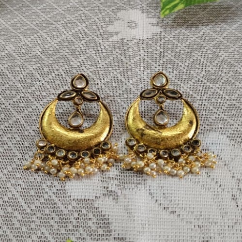 Golden Lohori Earrings 1 Pair