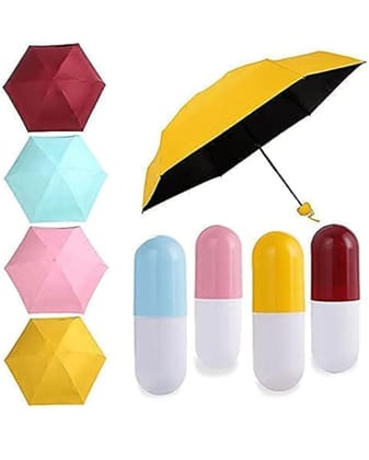 Sakar Folding Compact Pocket Umbrella with Lovely Capsule Case | Portable & Lightweight Umbrella For Kids & Adults | Travel Umbrella for Man & Women ( Yellow ) Sakar Folding Compact Pocket Umbrella with Lovely Capsule Case | Portable & Lightweight Umbrella For Kids & Adults | Travel Umbrella for Man & Women ( Yellow )