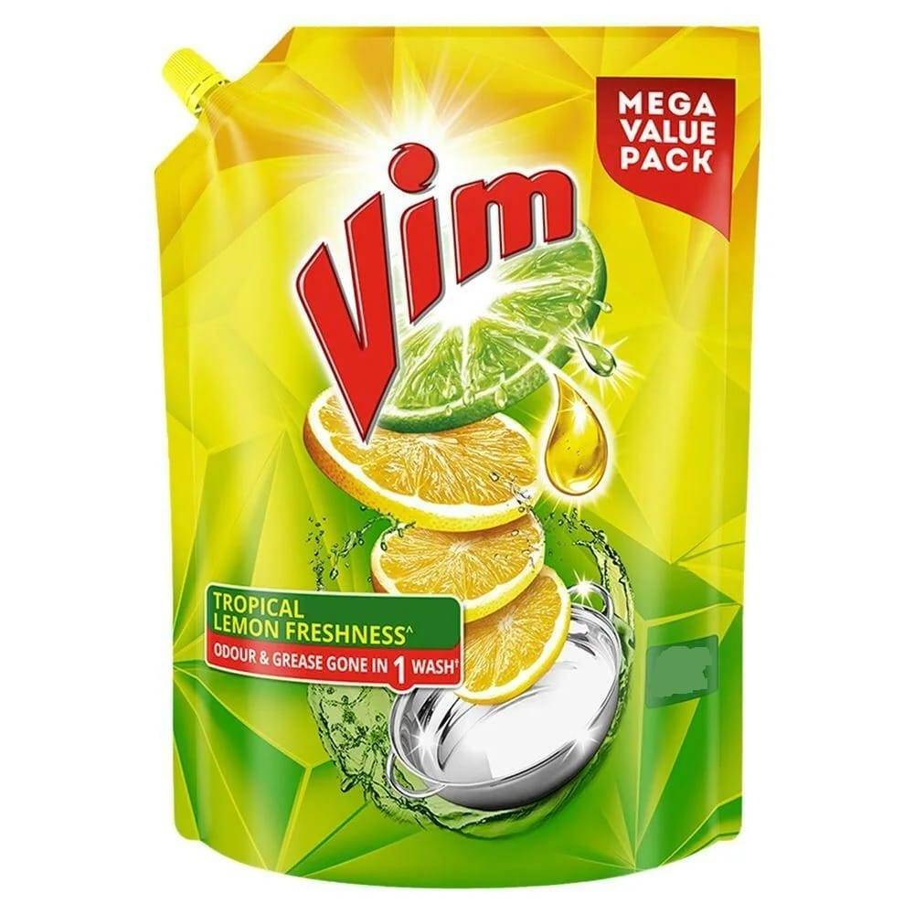 Vim Lemon Dishwash Liquid 900ml