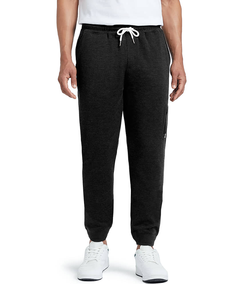 XYXX Black Cotton Joggers Single