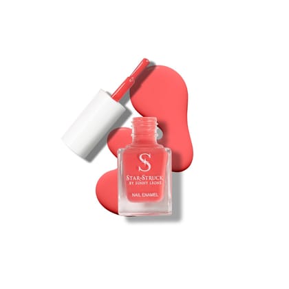 StarStruck by Sunny Leone - Pink Charm - Glossy Nail Polish | Mirror-Like Shine & Longwear Color | Quick Dry Formula