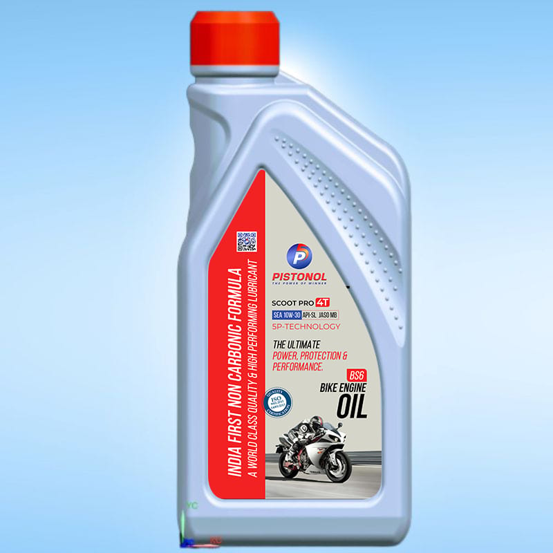 PISTONOL -SCOOT PRO 4T (SAE 10W-30 API-SL)-(800 ML)