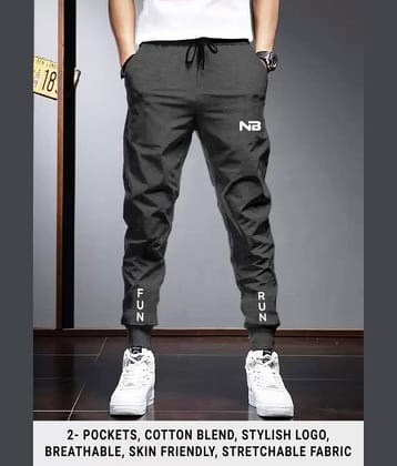 Lieo Trend Grey Polyester Blend Men's Trackpants ( Pack of 1 )