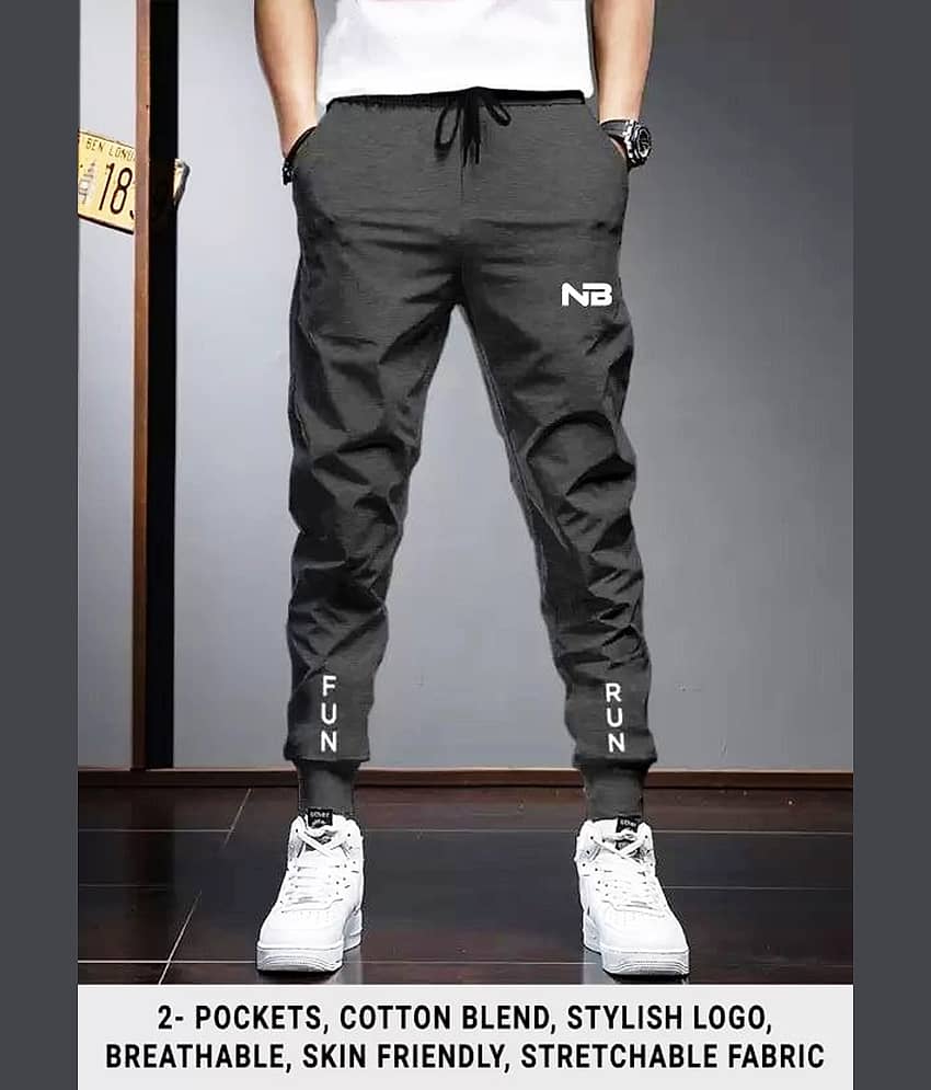 Lieo Trend Grey Polyester Blend Men's Trackpants ( Pack of 1 )