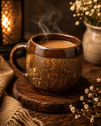 Dark Brown Tea / Coffee Mug Dark Brown Tea / Coffee Mug