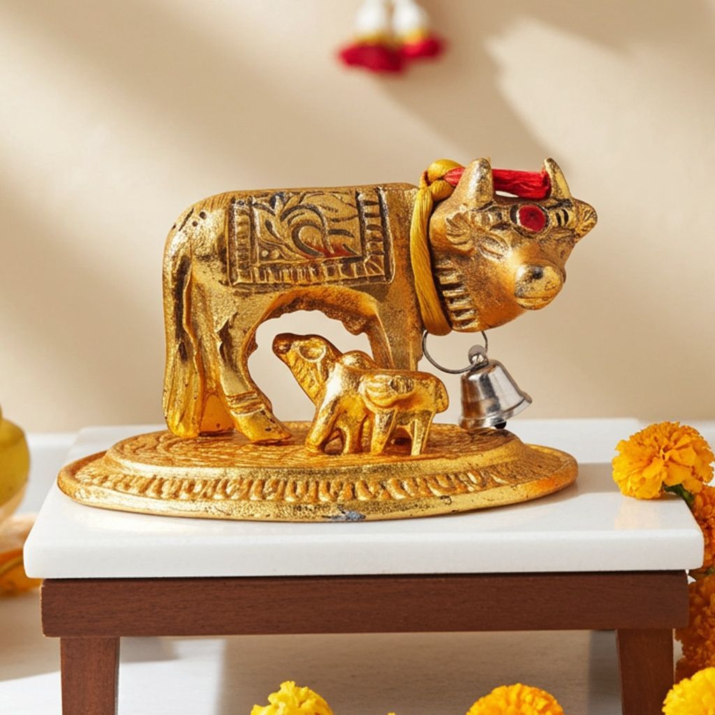 Aluminium Showpiece Gaye Small Gold Statue (ASMAS390 G)