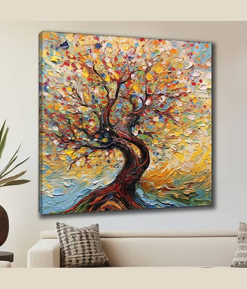 Saf Abstract Painting With Frame