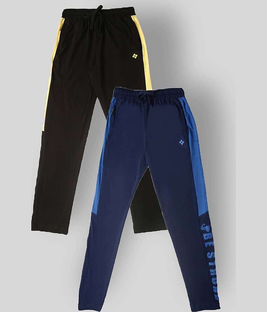 Dollar Pack of 2 Boys Cotton Blend Trackpant ( Multi )