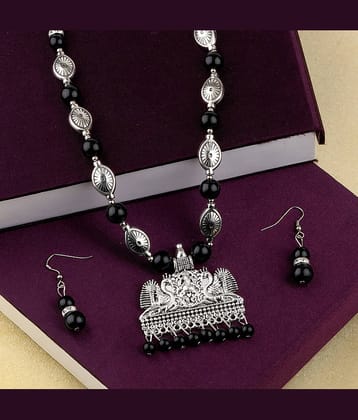 Silver Shine Alloy Silver Contemporary Contemporary/Fashion Antique Necklaces Set