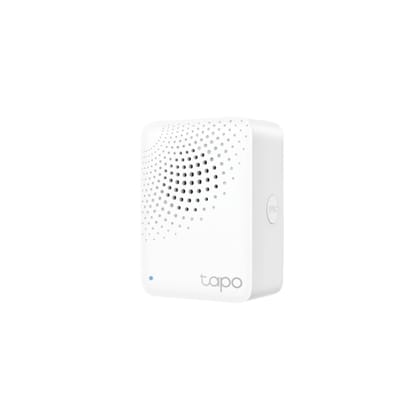 TP-Link Tapo H100 IoT Smart Hub with Chime, Smart Alarm and Doorbell, Smart Actions with Sensors, Switches & Buttons, Connect with up to 64 smart devices, Compatible with Alexa, Google Assistant