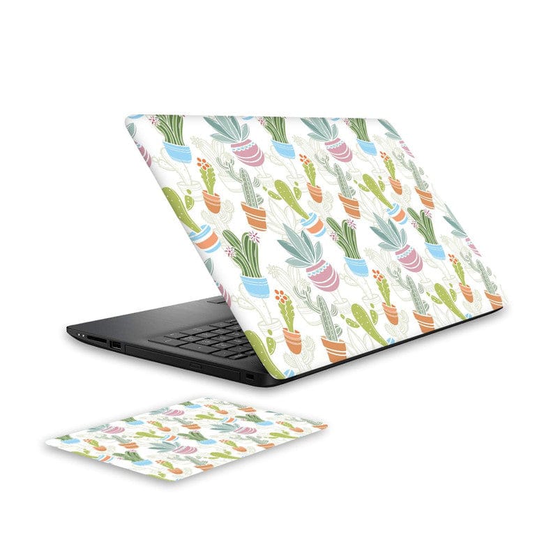Cactus 1 Laptop Skin and Mouse Pad Combo