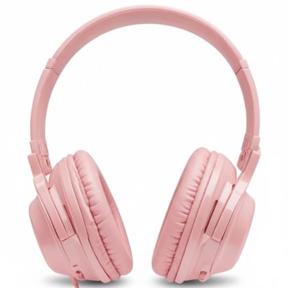 Stylish Over-Ear Wired Headphones - Pink