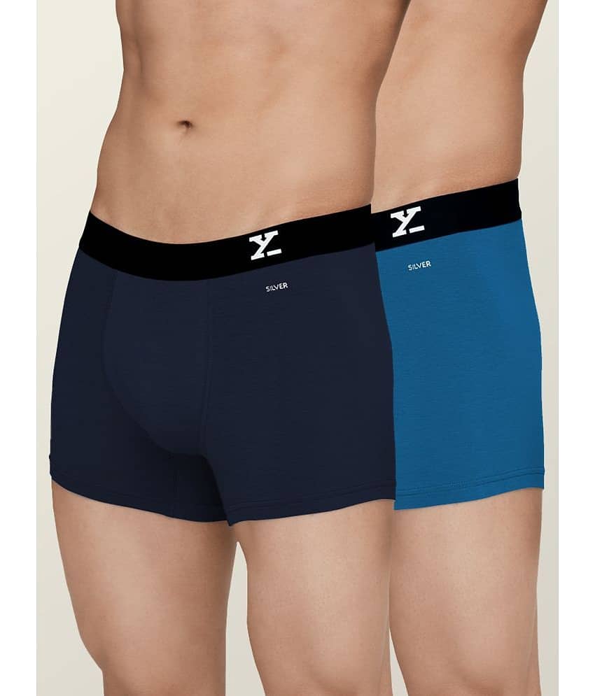 XYXX Pack of 2 Cotton Trunks For Men's ( Multicolor )