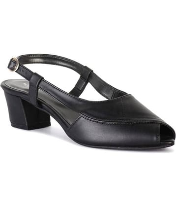 MARC LOIRE Black Platforms Heels