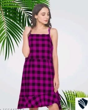 Trendy Cotton Women Dress
