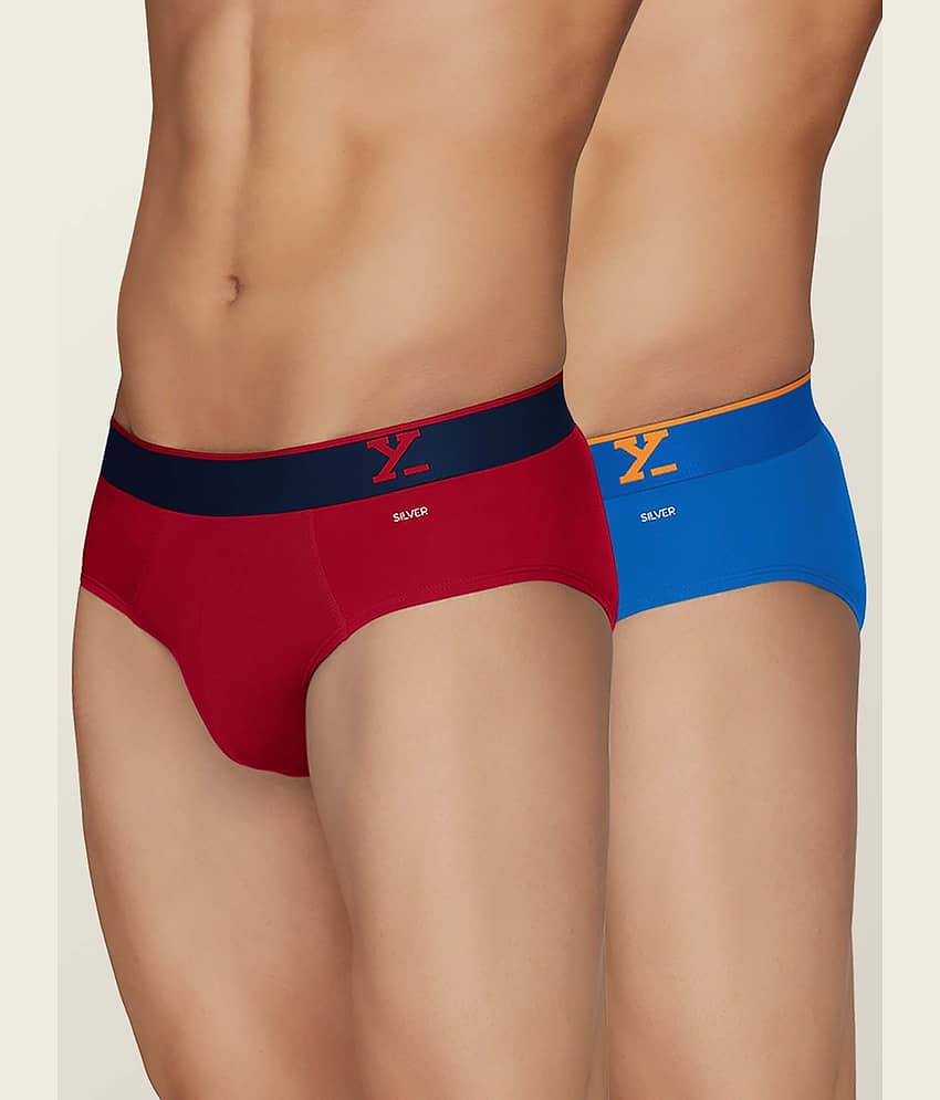 XYXX Pack of 2 Cotton Briefs For Men's ( Multicolor )