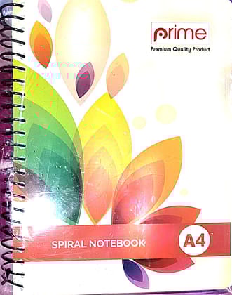 A4 spiral notebook 500 Pages | ruled Paper | 29.7cm x 21.0cm | ruled Notebook for School Students