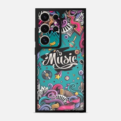 Music Lover Abstract Bumper Mobile Cover Music Lover Abstract Bumper Mobile Cover
