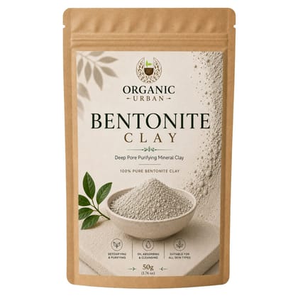 Organic Urban Bentonite Clay | Clay Face Pack Powder | 100 g