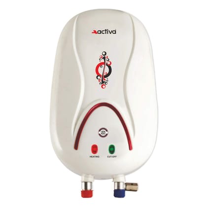 ACTIVA 3 Ltr Hotmak Instant 3 Kva Anti Rust Coating Wall Mounted Tank Geyser With Full Abs Type Body With 5 Year Warranty (Ivory) ACTIVA 3 Ltr Hotmak Instant 3 Kva Anti Rust Coating Wall Mounted Tank Geyser With Full Abs Type Body With 5 Year Warranty (I