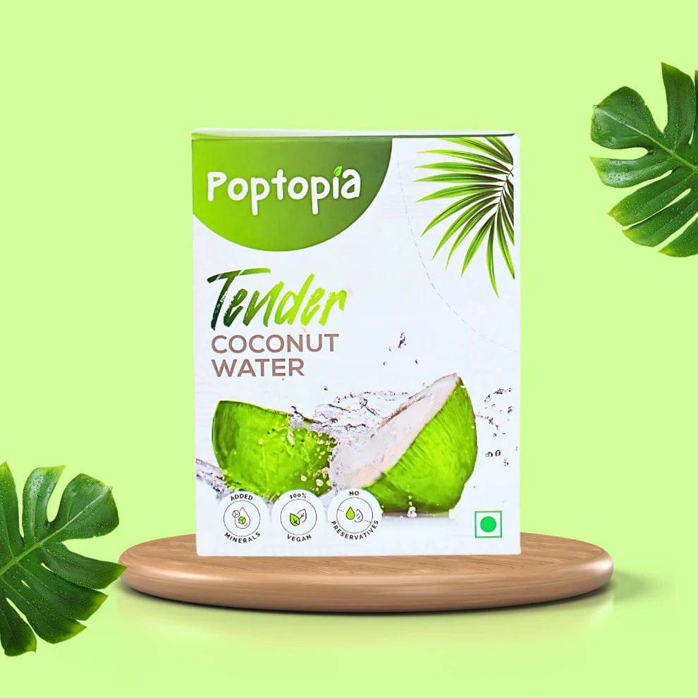 Poptopia Tender Coconut Water Powder   Pack of 10 = 110gms